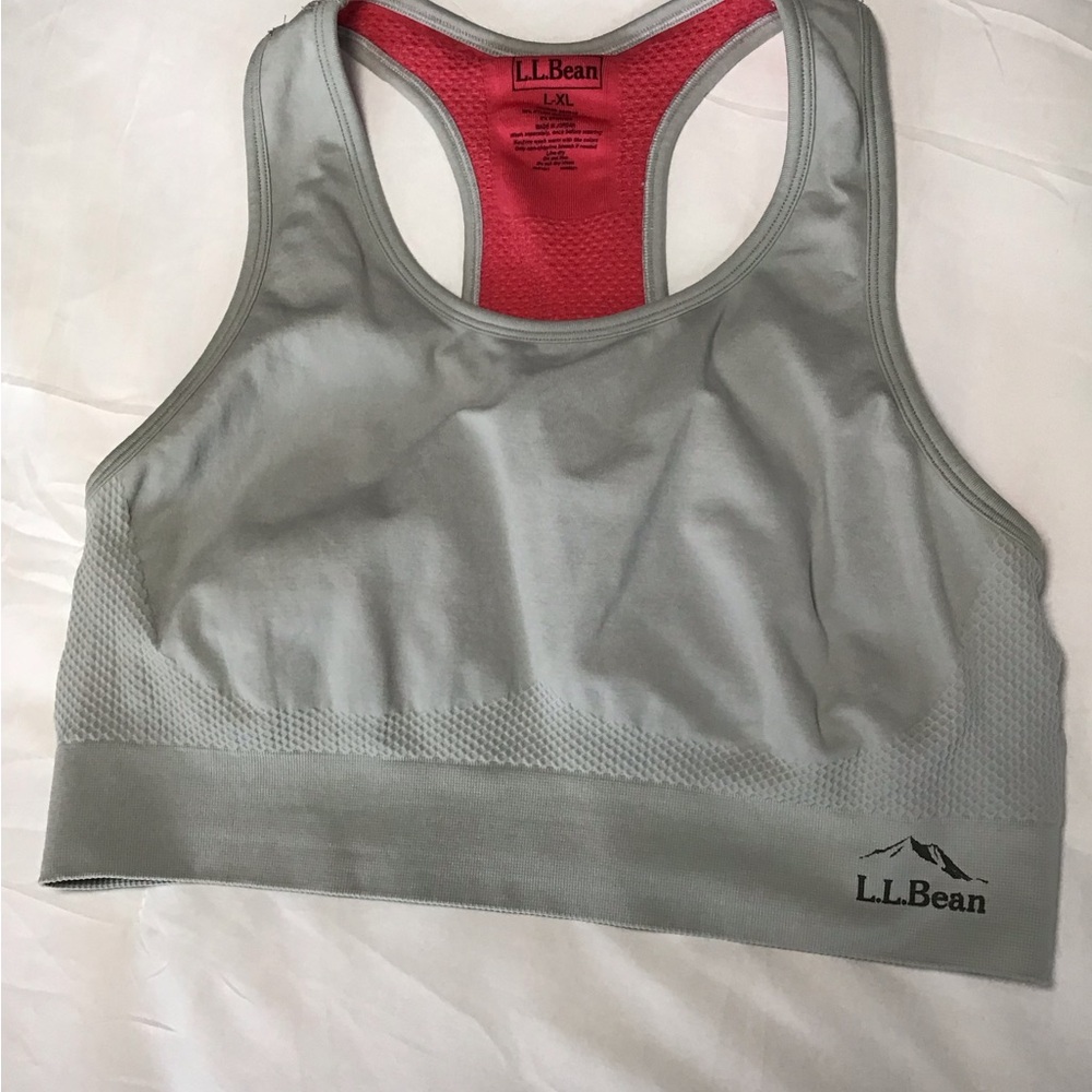 L.L. Bean Gray Sports Bra